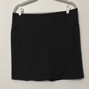 Jockey Black Mini Pencil Skorts Wrap